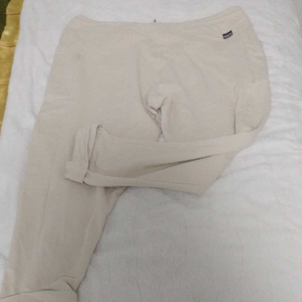 Patagonia Organic Cotton Joggers Light Beige - Picture 3 of 3